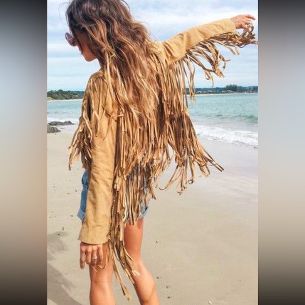 Vintage RARE Spell & the Gypsy Wild Belle suede jacket M/L